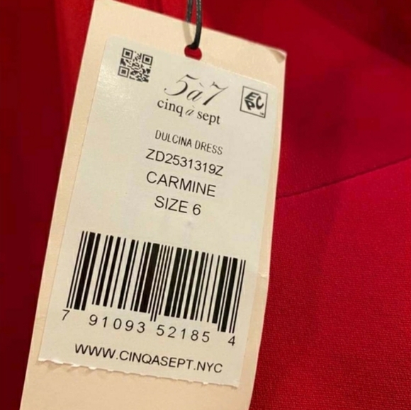 Cinq a Sept Dulcina One-Shoulder Handkerchief-Hem - Picture 7 of 9